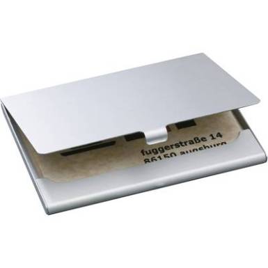 Sigel (Sz x Ma x Mé) 92 x 63 x 5 mm Ezüst (matt) alumínium VZ135 Sigel (Sz x Ma x Mé) 92 x 63 x 5 mm Ezüst (matt) alumínium VZ135