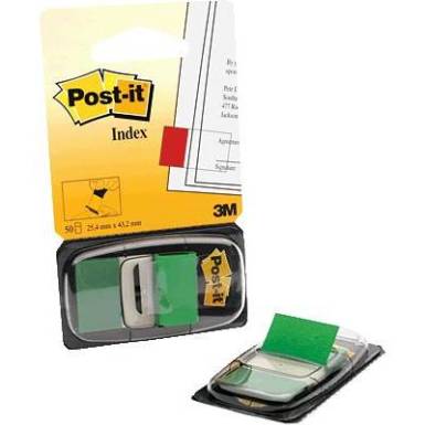 Post-it Index 680-3 ATT.LOV.COLOR_ADHESIVETAPE: Zöld 7000029856 Post-it Index 680-3 ATT.LOV.COLOR_ADHESIVETAPE: Zöld 7000029856