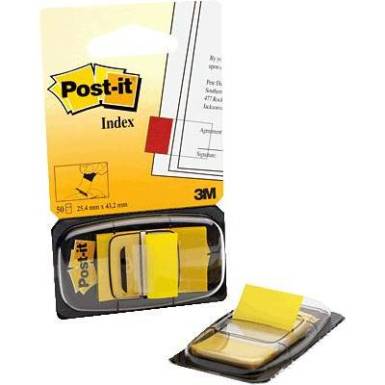 Post-it Index 680-5 ATT.LOV.COLOR_ADHESIVETAPE: Sárga 7000029860 Post-it Index 680-5 ATT.LOV.COLOR_ADHESIVETAPE: Sárga 7000029860