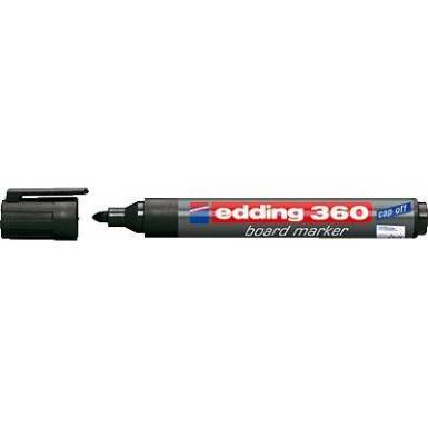 Edding T&aacute;blafilc edding 360 whiteboard marker Fekete 4-3600001