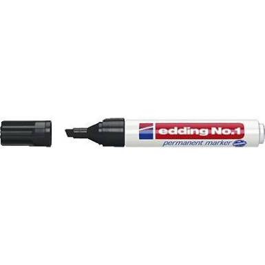 Edding Permanent marker edding No.1 Fekete ATT.LOV.WATERPROOF: Igen 4-1001 Edding Permanent marker edding No.1 Fekete ATT.LOV.WATERPROOF: Igen 4-1001