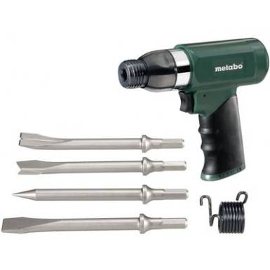 Sűr&iacute;tett levegős v&eacute;sőkalap&aacute;cs 1/4 (6.3 mm) 6.2 bar Metabo DMH 30 Set Hordt&aacute;sk&aacute;val