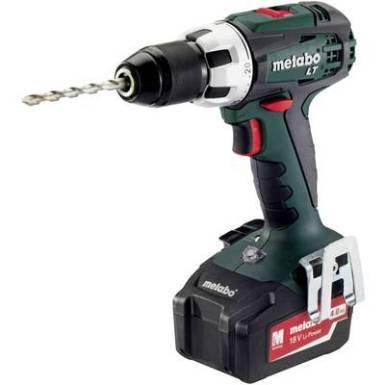 Metabo BS 18 LT Akkus fúrócsavarozó 18 V 4 Ah Lítiumion 2. akkuval, Hordtáskával Metabo BS 18 LT Akkus fúrócsavarozó 18 V 4 Ah Lítiumion 2. akkuval, Hordtáskával