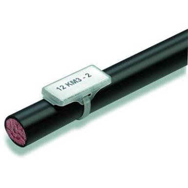 Kábeljelölő Feliratozó felület: 30 x 8 mm Átlátszó Weidmüller WKM 8/30 1631910000 50 db Kábeljelölő Feliratozó felület: 30 x 8 mm Átlátszó Weidmüller WKM 8/30 1631910000 50 db