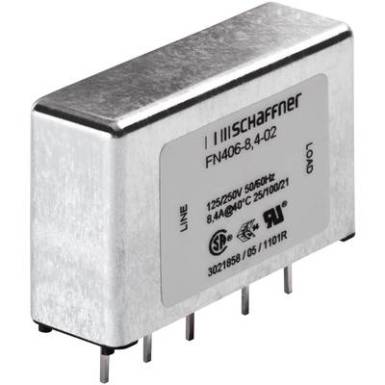 Zavarszűrő 250 V/AC 0.5 A 24 mH (H x Sz x Ma) 45 x 15 x 28 mm Schaffner FN 406-0.5-02 1 db Zavarszűrő 250 V/AC 0.5 A 24 mH (H x Sz x Ma) 45 x 15 x 28 mm Schaffner FN 406-0.5-02 1 db