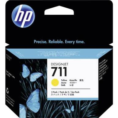 HP Tinta 711 Eredeti Sárga CZ136A HP Tinta 711 Eredeti Sárga CZ136A