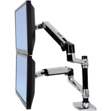 2 részes Monitor asztali tartó 38,1 cm (15) - 61,0 cm (24) Dönthető + forgatható, Forgatható Ergotron LX Doppelschirmlösung 2 részes Monitor asztali tartó 38,1 cm (15) - 61,0 cm (24) Dönthető + forgatható, Forgatható Ergotron LX Doppelschirmlösung