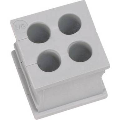 Kábelátvezető, átmérő max. 4 mm, szürke, Icotek KT 4/4 Kábelátvezető, átmérő max. 4 mm, szürke, Icotek KT 4/4