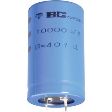 Elektrolit kondenzátor Snap-In, RM 10 mm 3300 uF 40 V 20 % ? 25 x 30 mm Vishay 2222 058 57332 Elektrolit kondenzátor Snap-In, RM 10 mm 3300 uF 40 V 20 % ? 25 x 30 mm Vishay 2222 058 57332