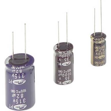 Elektrolit kondenzátor, radiális, álló, RM 7,5 mm 22 uF 450 V 20 % ? 16 x 25 mm Samwha BL2W226M16025BB Elektrolit kondenzátor, radiális, álló, RM 7,5 mm 22 uF 450 V 20 % ? 16 x 25 mm Samwha BL2W226M16025BB