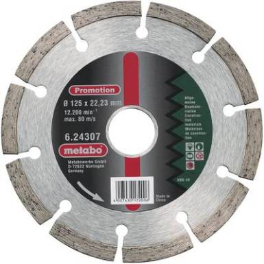 Gy&eacute;m&aacute;nt v&aacute;g&oacute;korong Metabo 624307000 ? 125 mm Belső ? 22.23 mm 1 db