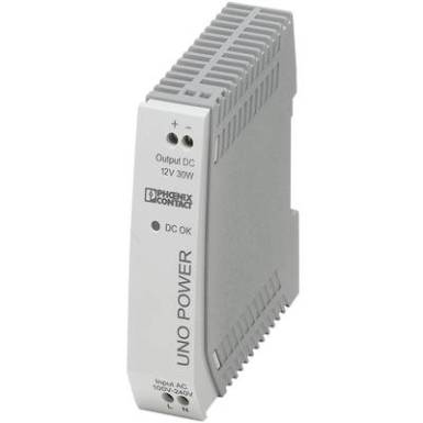 Phoenix Contact UNO-PS/1AC/12DC/30W Kalapsínes tápegység 12 V/DC 2.5 A 30 W 1 x Phoenix Contact UNO-PS/1AC/12DC/30W Kalapsínes tápegység 12 V/DC 2.5 A 30 W 1 x
