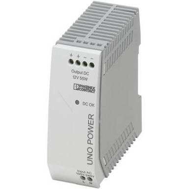 Phoenix Contact UNO-PS/1AC/12DC/55W Kalapsínes tápegység 12 V/DC 4.6 A 55 W 1 x Phoenix Contact UNO-PS/1AC/12DC/55W Kalapsínes tápegység 12 V/DC 4.6 A 55 W 1 x