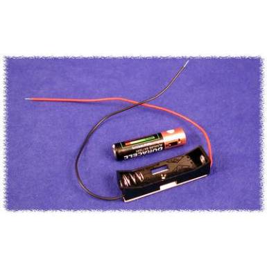 Elemtart&oacute; 1 db mikroelem Műanyag fekete Hammond Electronics BH1AAAW 1 db