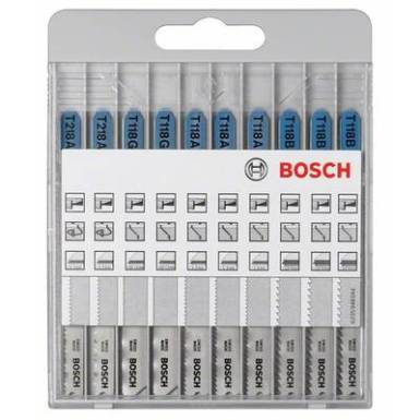10 részes Basic for Metal szúrófűrészlap-készlet - T 218 A T 118 G T 118 A T 118 B Bosch Accessories 2607010631 Fűrészlap 10 részes Basic for Metal szúrófűrészlap-készlet - T 218 A T 118 G T 118 A T 118 B Bosch Accessories 2607010631 Fűrészlap