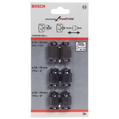 Átmeneti adapter készlet 6 részes Bosch Accessories 2608584682 1 készlet Átmeneti adapter készlet 6 részes Bosch Accessories 2608584682 1 készlet