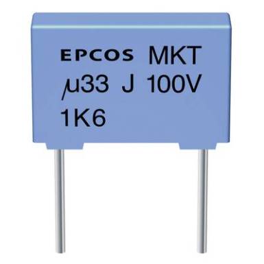 TDK B32520-C225-K MKT fóliakondenzátor Radiális kivezetéssel 2.2 uF 63 V/DC 10 % 7.5 mm (H x Sz x Ma) 10 x 6 x 12 mm 1 db TDK B32520-C225-K MKT fóliakondenzátor Radiális kivezetéssel 2.2 uF 63 V/DC 10 % 7.5 mm (H x Sz x Ma) 10 x 6 x 12 mm 1 db
