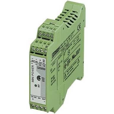 Phoenix Contact MINI-PS-48-60DC/24DC/1 Kalapsínes tápegység 24 V/DC 1 A 24 W 1 x Phoenix Contact MINI-PS-48-60DC/24DC/1 Kalapsínes tápegység 24 V/DC 1 A 24 W 1 x