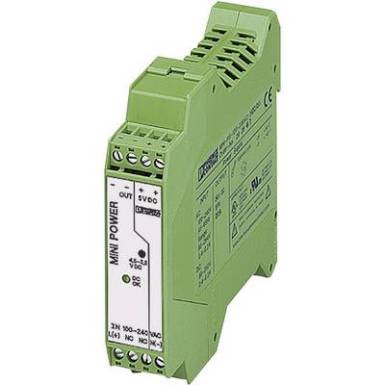 Phoenix Contact MINI-PS-100-240AC/5DC/3 Kalapsínes tápegység 5 V/DC 3 A 15 W 1 x Phoenix Contact MINI-PS-100-240AC/5DC/3 Kalapsínes tápegység 5 V/DC 3 A 15 W 1 x