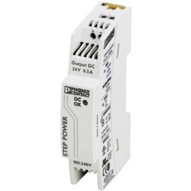 Phoenix Contact STEP-PS/1AC/24DC/0.5 Kalaps&iacute;nes t&aacute;pegys&eacute;g 24 V/DC 0.55 A 18 W 1 x
