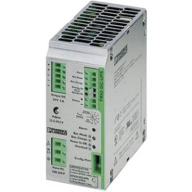 Ipari megszakításmentes tápegység berendezés (DIN rail) Phoenix Contact TRIO-UPS/1AC/24DC/ 5 Ipari megszakításmentes tápegység berendezés (DIN rail) Phoenix Contact TRIO-UPS/1AC/24DC/ 5