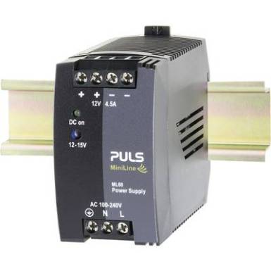 PULS MiniLine ML60.121 Kalaps&iacute;nes t&aacute;pegys&eacute;g 12 V/DC 4.5 A 54 W 1 x