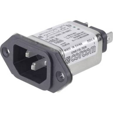 Hálózati szűrő műszercsatlakozó aljjal, 250 V/AC 1 A 10 mH TE Connectivity 6609006-1 Hálózati szűrő műszercsatlakozó aljjal, 250 V/AC 1 A 10 mH TE Connectivity 6609006-1