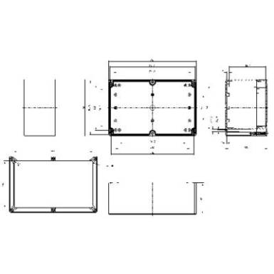 Installációs műszerdoboz 252 x 162 x 120 mm, polikarbonát, szürke (RAL 7035), Spelsberg TG PC 2516-12-to Installációs műszerdoboz 252 x 162 x 120 mm, polikarbonát, szürke (RAL 7035), Spelsberg TG PC 2516-12-to