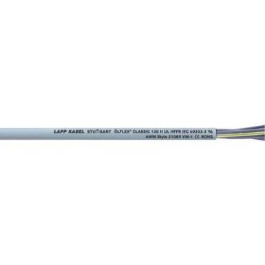 LAPP ÖLFLEX(R) CLASSIC 130 H Vezérlő vezeték 2 x 0.75 mm? Ezüst-szürke 1123032 méteráru LAPP ÖLFLEX(R) CLASSIC 130 H Vezérlő vezeték 2 x 0.75 mm? Ezüst-szürke 1123032 méteráru