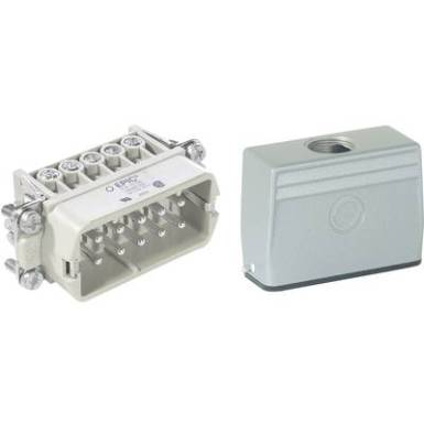 Csatlakozó készlet EPIC(R)KIT H-A 10 75009625 LAPP 10 + PE Csavaros csatlakozó 1 készlet Csatlakozó készlet EPIC(R)KIT H-A 10 75009625 LAPP 10 + PE Csavaros csatlakozó 1 készlet