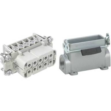 Csatlakozó készlet EPIC(R)KIT H-A 10 75009628 LAPP 10 + PE Csavaros csatlakozó 1 készlet Csatlakozó készlet EPIC(R)KIT H-A 10 75009628 LAPP 10 + PE Csavaros csatlakozó 1 készlet