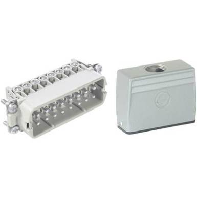 Csatlakozó készlet EPIC(R)KIT H-A 16 75009630 LAPP 16 + PE Csavaros csatlakozó 1 készlet Csatlakozó készlet EPIC(R)KIT H-A 16 75009630 LAPP 16 + PE Csavaros csatlakozó 1 készlet