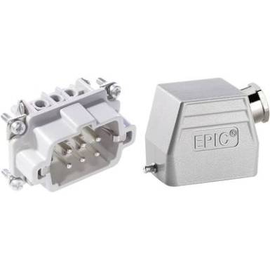 Csatlakozó készlet EPIC(R)KIT H-BE 6 75009636 LAPP 6 + PE Csavaros csatlakozó 1 készlet Csatlakozó készlet EPIC(R)KIT H-BE 6 75009636 LAPP 6 + PE Csavaros csatlakozó 1 készlet
