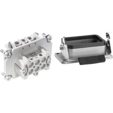 Csatlakozó készlet EPIC(R)KIT H-BE 6 75009637 LAPP 6 + PE Csavaros csatlakozó 1 készlet Csatlakozó készlet EPIC(R)KIT H-BE 6 75009637 LAPP 6 + PE Csavaros csatlakozó 1 készlet