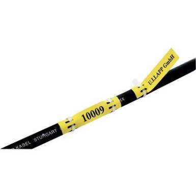 Kábel címke Fleximark 35 x 9 mm Feliratozó mező színe: Sárga LAPP 83254750 LFL2H YE/WH Etikettek száma: 40 Kábel címke Fleximark 35 x 9 mm Feliratozó mező színe: Sárga LAPP 83254750 LFL2H YE/WH Etikettek száma: 40
