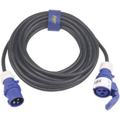 Erős&aacute;ram&uacute; h&aacute;l&oacute;zati hosszabb&iacute;t&oacute;k&aacute;bel v&eacute;dőkupakkal, fekete, 10 m, H07RN-F 3G 2,5 mm? , SIROX 361.410