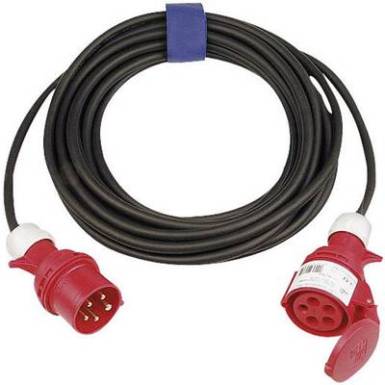 Erősáramú hálózati hosszabbítókábel védőkupakkal, fekete, 10 m, H07RN-F 5G 1,5 mm?, SIROX 362.010 Erősáramú hálózati hosszabbítókábel védőkupakkal, fekete, 10 m, H07RN-F 5G 1,5 mm?, SIROX 362.010