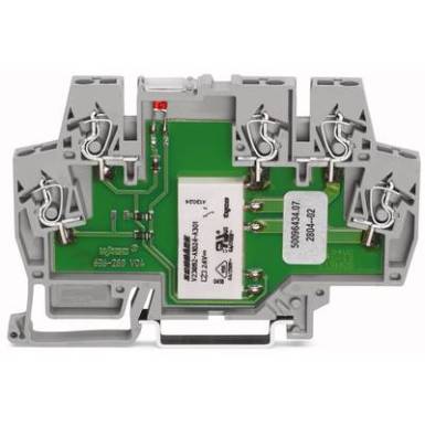 Relé kapocs 1 db WAGO 859-302 Névleges feszültség: 5 V/DC Max. kapcsolási áram: 5 A 1 váltó Relé kapocs 1 db WAGO 859-302 Névleges feszültség: 5 V/DC Max. kapcsolási áram: 5 A 1 váltó
