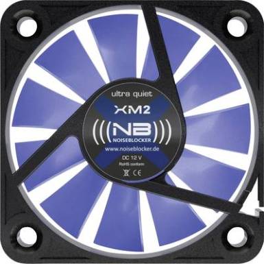 Számítógépház ventilátor 40 x 40 x 10 mm, NoiseBlocker ITR-XM-2 Számítógépház ventilátor 40 x 40 x 10 mm, NoiseBlocker ITR-XM-2