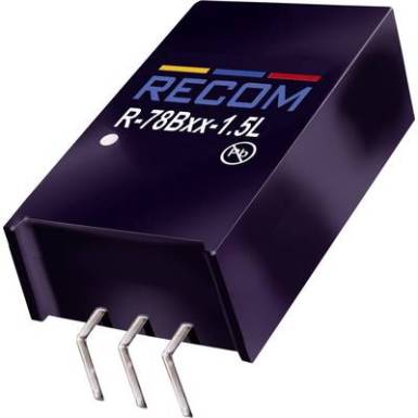 RECOM R-78B3.3-1.5L DC/DC feszültségváltó, nyák 3.3 V/DC 1.5 A 5 W Kimenetek száma: 1 x RECOM R-78B3.3-1.5L DC/DC feszültségváltó, nyák 3.3 V/DC 1.5 A 5 W Kimenetek száma: 1 x