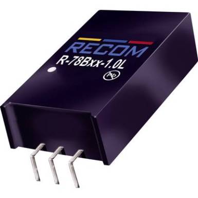 RECOM R-78HB5.0-0.5L DC/DC feszültségváltó, nyák 72 V/DC 5 V/DC 0.5 A 2.5 W Kimenetek száma: 1 x RECOM R-78HB5.0-0.5L DC/DC feszültségváltó, nyák 72 V/DC 5 V/DC 0.5 A 2.5 W Kimenetek száma: 1 x