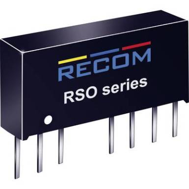 RECOM RSO-2415DZ/H3 DC/DC feszültségváltó, nyák 24 V/DC 15 V/DC, -15 V/DC 33 mA 1 W Kimenetek száma: 2 x RECOM RSO-2415DZ/H3 DC/DC feszültségváltó, nyák 24 V/DC 15 V/DC, -15 V/DC 33 mA 1 W Kimenetek száma: 2 x