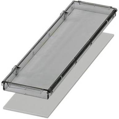 Kalapsín műszerdoboz fedél 45 x 161.6 x 8 mm, polikarbonát, átlátszó, Phoenix Contact BC 161,6 DKL S TRANS Kalapsín műszerdoboz fedél 45 x 161.6 x 8 mm, polikarbonát, átlátszó, Phoenix Contact BC 161,6 DKL S TRANS