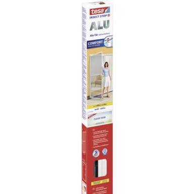 Sz&uacute;nyogh&aacute;l&oacute; ajt&oacute;hoz, alum&iacute;nium kerettel, 2,2 x 1 m, feh&eacute;r Tesa Comfort 55192-00