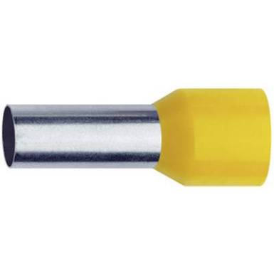 47518 Klauke Érvéghüvely 1 x 6 mm? x 18 mm Részlegesen szigetelt Sárga 100 db 47518 Klauke Érvéghüvely 1 x 6 mm? x 18 mm Részlegesen szigetelt Sárga 100 db