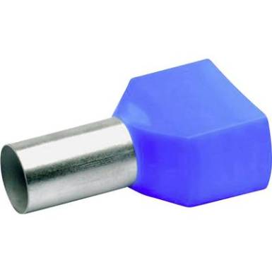 87714 Klauke Iker érvéghüvely 2 x 16 mm? x 14 mm Részlegesen szigetelt Kék 100 db 87714 Klauke Iker érvéghüvely 2 x 16 mm? x 14 mm Részlegesen szigetelt Kék 100 db