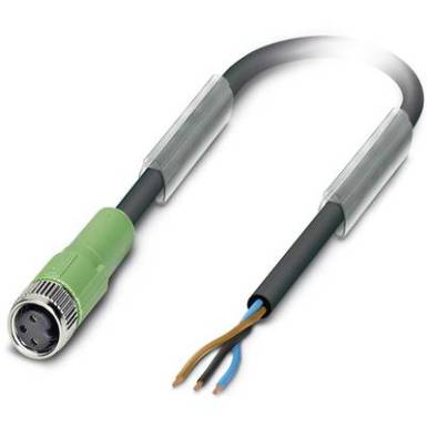 Sensor/Actuator cable SAC-3P-10,0-PVC/M 8FS BK 1508378 Phoenix Contact Sensor/Actuator cable SAC-3P-10,0-PVC/M 8FS BK 1508378 Phoenix Contact