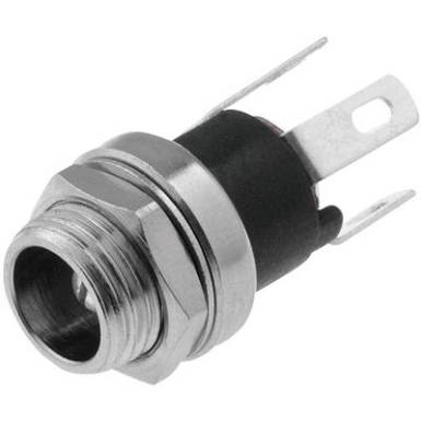 Kisfeszültségű tápcsatlakozó alj, beépíthető, függőleges 5,5 x 2,1 mm Cliff SCD-026 Kisfeszültségű tápcsatlakozó alj, beépíthető, függőleges 5,5 x 2,1 mm Cliff SCD-026