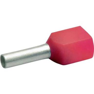 8718 Klauke Iker &eacute;rv&eacute;gh&uuml;vely 2 x 1 mm? x 8 mm R&eacute;szlegesen szigetelt Piros 1000 db