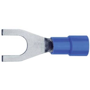 Villás kábelsaru 1.50 mm? 2.50 mm? Lyuk átmérő=4.3 mm Részlegesen szigetelt Kék Klauke 630C4 1 db Villás kábelsaru 1.50 mm? 2.50 mm? Lyuk átmérő=4.3 mm Részlegesen szigetelt Kék Klauke 630C4 1 db